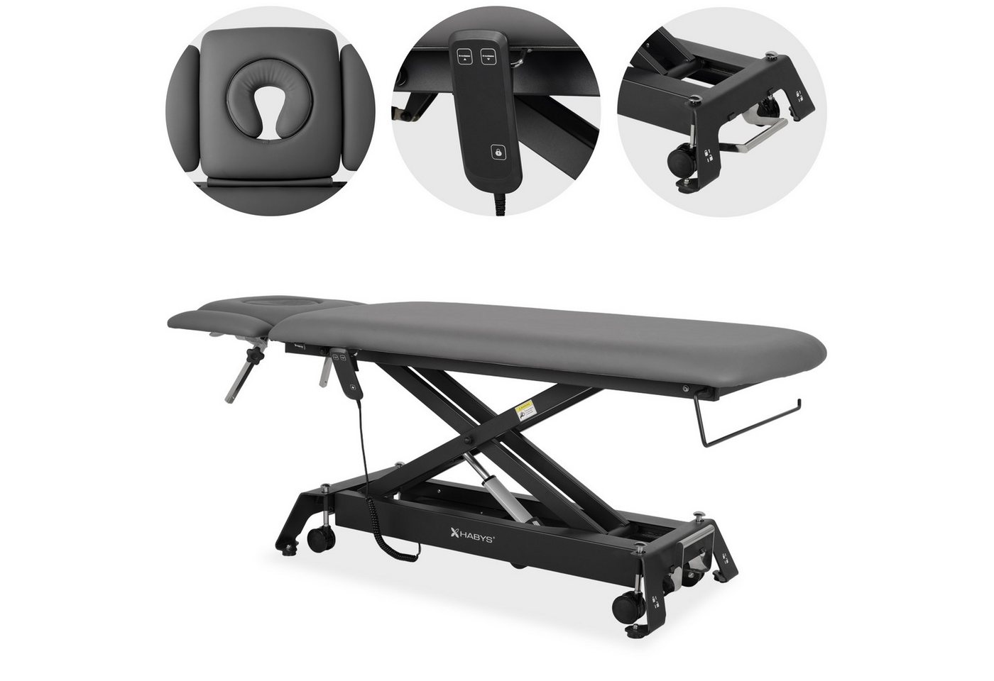 Habys Massageliege Evero Cross X4 Ergo Elektrische Behandlungsliege Therapieliege von Habys