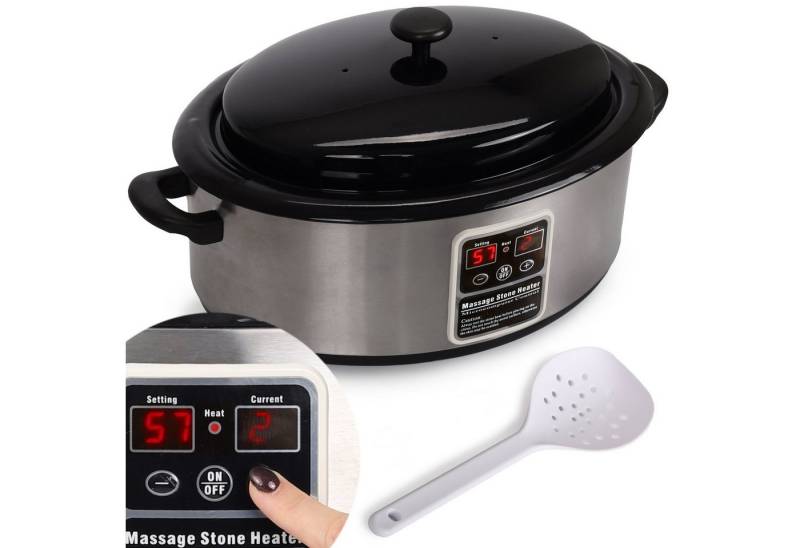 Habys Massageliege Hot Stone Wärmegerät Heizgerät Erwärmer 6L Digitale Anzeige von Habys