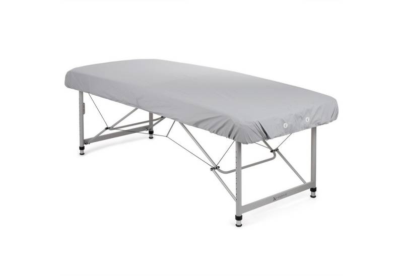 Habys Massageliege Ölresistenter PU-Bezug mit Gummizug und drei Spanngummis Grau 200x80 von Habys