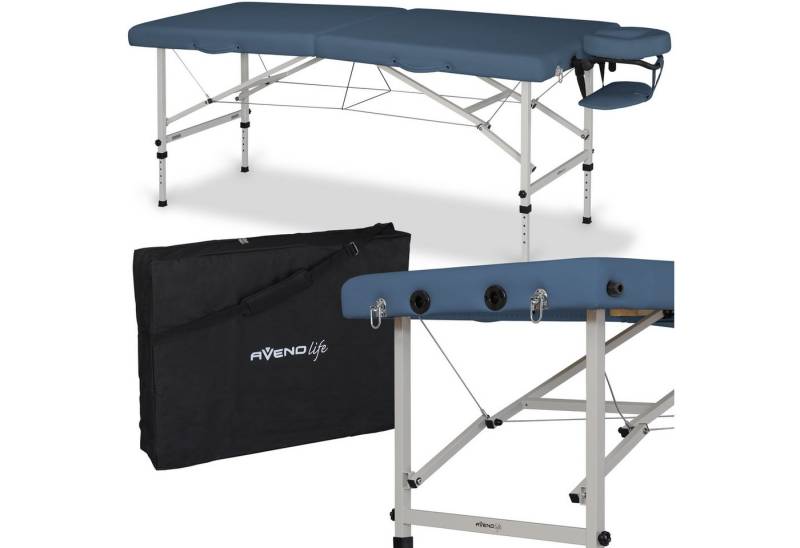 Habys Massageliege Torina Mobile Klappbar Kosmetikliege Tattooliege Schwarz von Habys