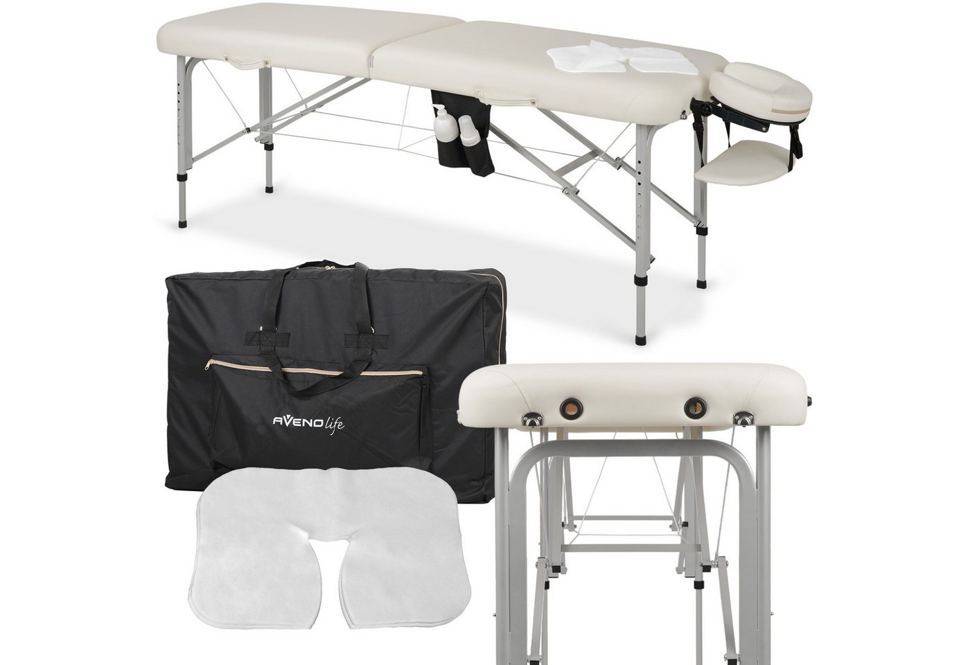 Habys Massageliege Vera Mobile Massagetisch Kosmetikliege Tragebares von Habys