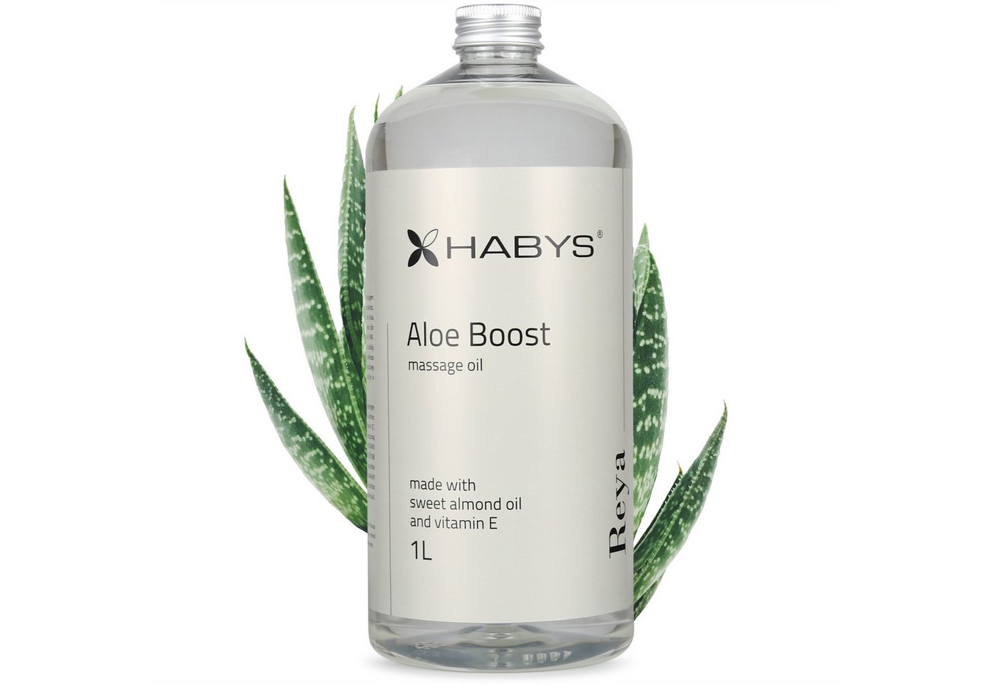 Habys Massageöl REYA Aloe Boost Öl Erfrischende Aloe - Note 1L von Habys