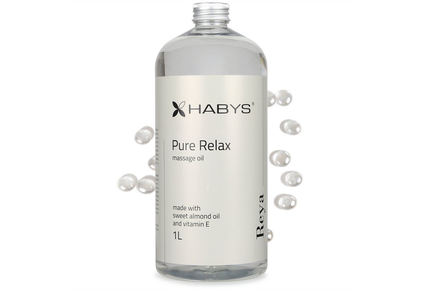 Habys Massageöl REYA Pure Relax Öl Sanfter Beruhigender Duft 1L von Habys