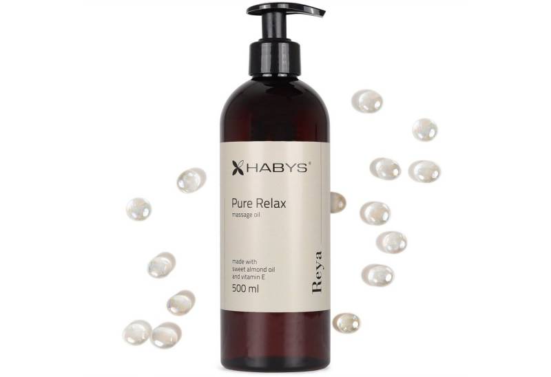 Habys Massageöl REYA Pure Relax Öl Sanfter Beruhigender Duft 500 ml von Habys