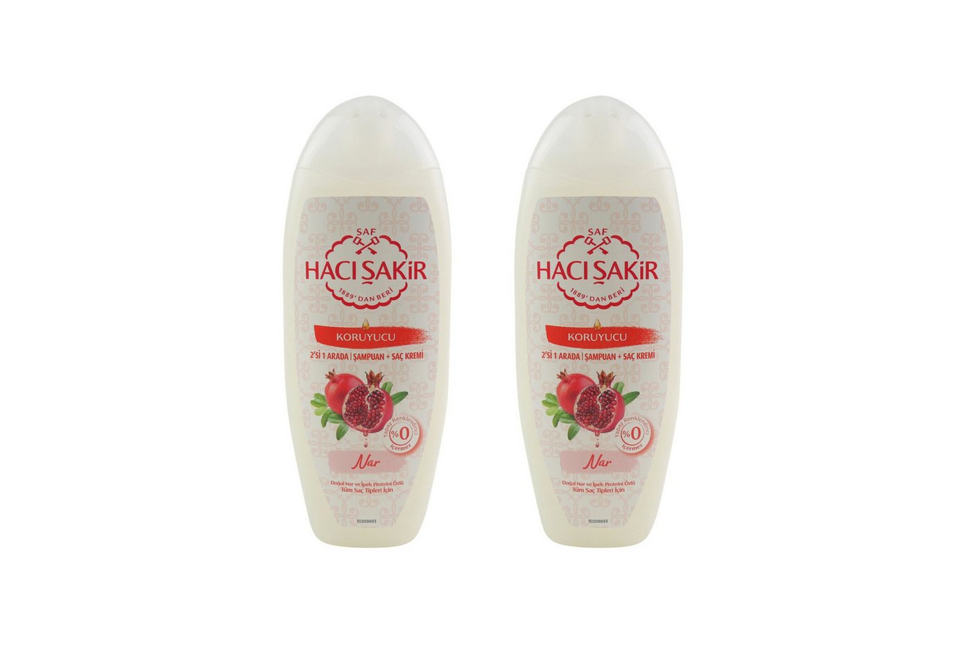 Haci Sakir Haarshampoo Haci Sakir Shampoo 2x 500 ml Granatapfel, Spar-Set, 2-tlg., mit Granatapfel Extrakten Haci Sakir Haarshampoo Haci Sakir Shampoo 2x 500 ml Granatapfel, Spar-Set, 2-tlg., mit Granatapfel Extrakten von Haci Sakir