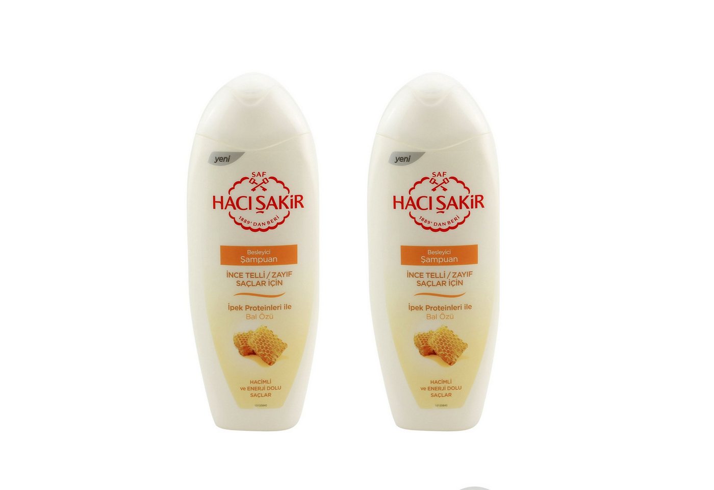 Haci Sakir Haarshampoo Haci Sakir Shampoo 2x 500 ml Honig, Spar-Set, 2-tlg., enthält Honigextrakte Haci Sakir Haarshampoo Haci Sakir Shampoo 2x 500 ml Honig, Spar-Set, 2-tlg., enthält Honigextrakte von Haci Sakir