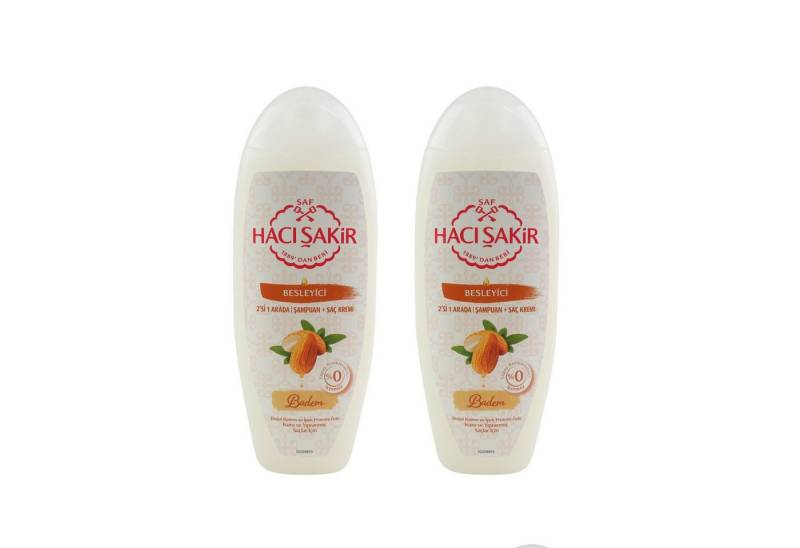 Haci Sakir Haarshampoo Haci Sakir Shampoo 2x 500 ml Mandel, Spar-Set, 2-tlg., mit Mandel-Duft Haci Sakir Haarshampoo Haci Sakir Shampoo 2x 500 ml Mandel, Spar-Set, 2-tlg., mit Mandel-Duft von Haci Sakir