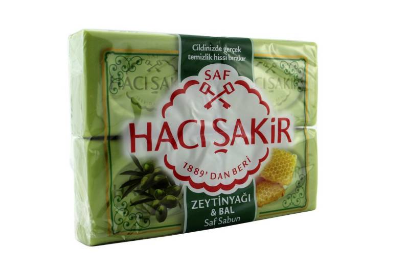 Haci Sakir Seifen-Set Seife »Haci Sakir« Olivenöl/Honig 4x150 g, 4-tlg., sehr gut schäumende grüne Seife Haci Sakir Seifen-Set Seife »Haci Sakir« Olivenöl/Honig 4x150 g, 4-tlg., sehr gut schäumende grüne Seife von Haci Sakir