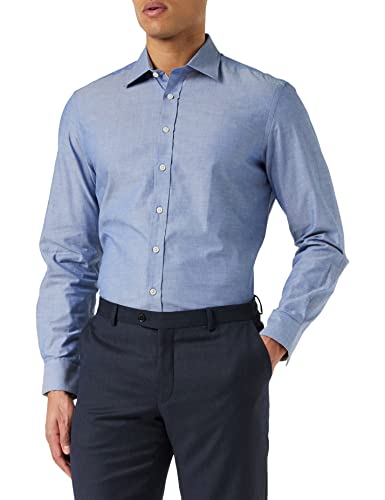 CHAMBRAY ENG STRIPE, 564CHAMBRAY, L von Hackett London