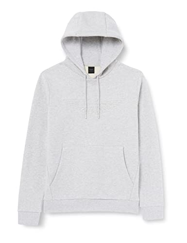 HACKETT LONDON Herren Am Embossed HDY Kapuzenpullover, Grey (Ice Grey), L von Hackett London