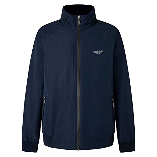 HACKETT LONDON Herren Am Hyper Softshell Blouson, blau (Marineblau), M von Hackett London