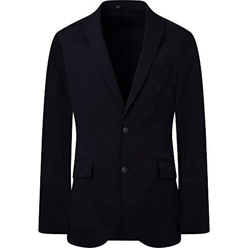 HACKETT LONDON Herren Bi-Strch Tech Jersey Jacket, Black (Black), 50W/34L von Hackett London