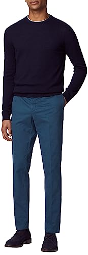 HACKETT LONDON Herren C Chino Kensington Hose, Blue (Petrol), 32W/32L von Hackett London