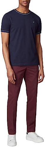 HACKETT LONDON Herren C Chino Kensington Hose, Red (Maroon), 34W/32L von Hackett London