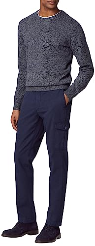 HACKETT LONDON Herren Cargo Texstretch Hose, Blau-Navy Blazer, 40W/32L von Hackett London