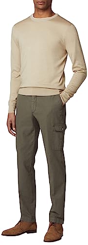 HACKETT LONDON Herren Cargo Texstretch Hose, Braun (Khaki), 36W/32L von Hackett London