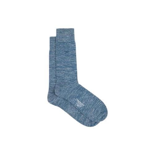 HACKETT LONDON Herren Cnt Logo Linen Socken, Navy, S von Hackett London