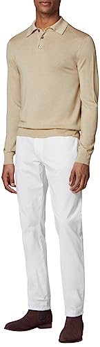 HACKETT LONDON Herren Core 5Pkt Trinity Hose, White (Off White), 32W/28L von Hackett London