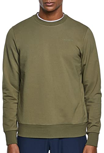 HACKETT LONDON Herren Essential Crew Kapuzenpullover, Oliv, XXL von Hackett London