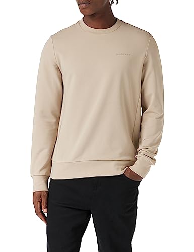 HACKETT LONDON Herren Essential Crew Kapuzenpullover, Wüsten-Khaki, XL von Hackett London