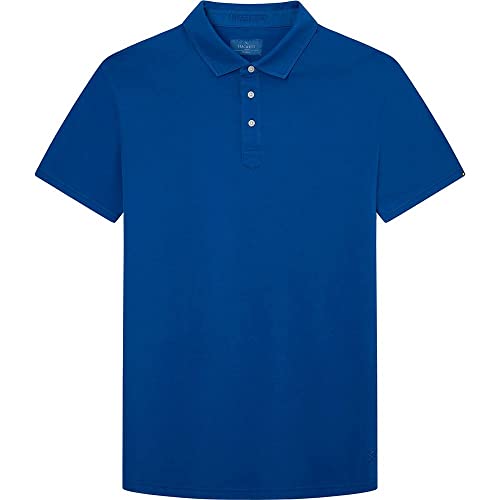 HACKETT LONDON Herren GMD Jersey Ss Polohemd, blau, XL von Hackett London