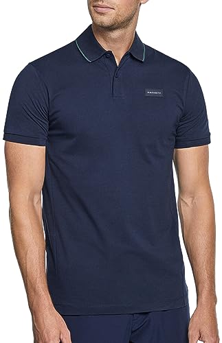 HACKETT LONDON Herren Hs Badge Polo Polohemd, blau (Marineblau), XXL von Hackett London