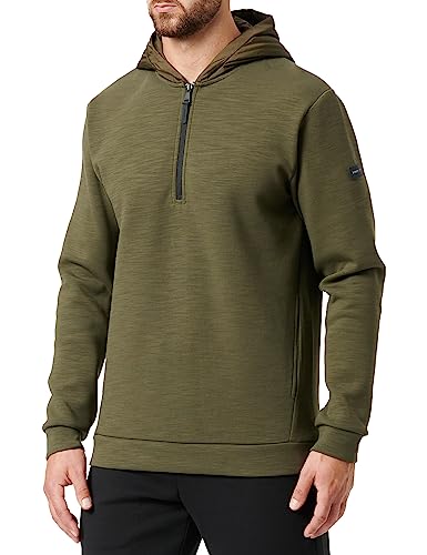 HACKETT LONDON Herren Hs Hybrid HDY Hz Kapuzenpullover, Braun (Khaki), 3XL von Hackett London