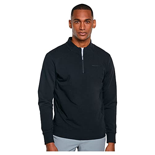 HACKETT LONDON Herren Hs Hz Sweat Kapuzenpullover, Schwarz, S von Hackett London