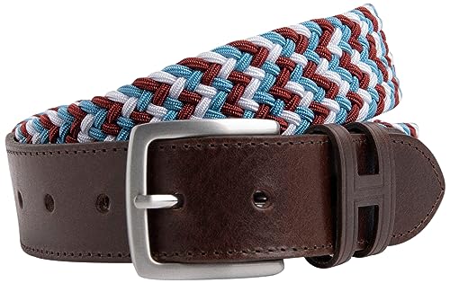 HACKETT LONDON Herren Multi para Belt Gürtel, Rot, XL von Hackett London