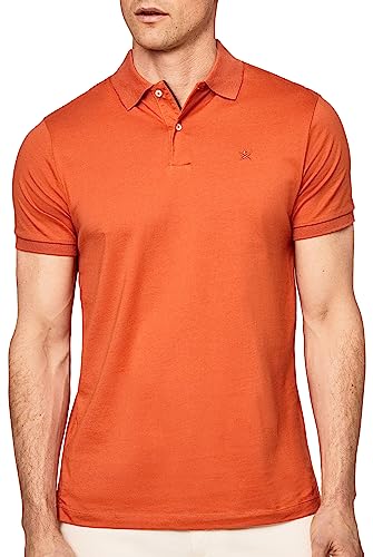 HACKETT LONDON Herren Pima Cotton Polo Polohemd, Redwood, S von Hackett London