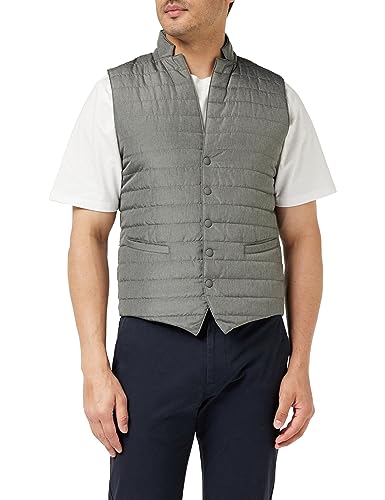 HACKETT LONDON Herren Sartorial Gilet Weste, Beige (Zement), S von Hackett London