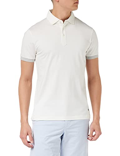 HACKETT LONDON Herren Spaded Placket Polo Polohemd, weiß, XS von Hackett London