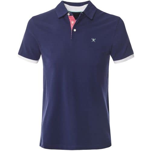 HACKETT LONDON Herren Swim Trim Plkt Polo Polohemd, Navy, S von Hackett London