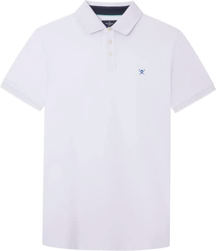 HACKETT LONDON Herren Swim Trim Polo Polohemd, White, L von Hackett London