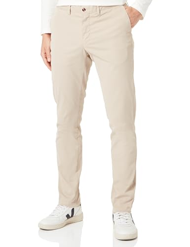 HACKETT LONDON Herren Texture Chino Pants, Brown (Taupe) A, 28W/30L von Hackett London