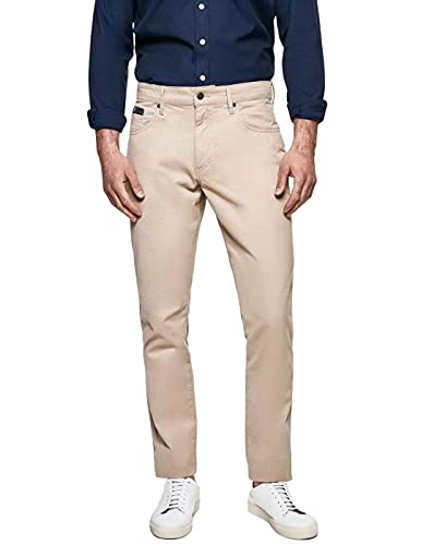 HACKETT LONDON Herren Trinity 5 Pkt Pants, Brown (Oatmeal), 35W/28L von Hackett London