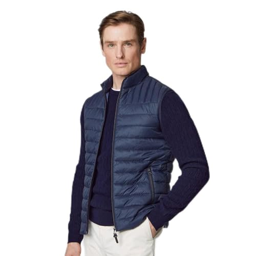 HACKETT LONDON Herren Ultra Lw Gilet Weste, blau (Marineblau), S von Hackett London