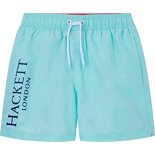 HACKETT LONDON Jungen Branded Volley Badehose, Spearmint, 7 Years von Hackett London