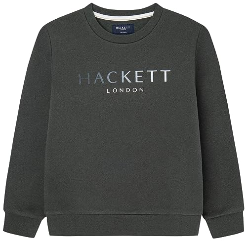 HACKETT LONDON Jungen Hackett Crew Sweatshirt, Grün (dunkelgrün), 11 Years von Hackett London