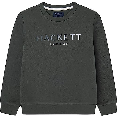 HACKETT LONDON Jungen Hackett Crew Sweatshirt, Grün (dunkelgrün), 15 Years von Hackett London