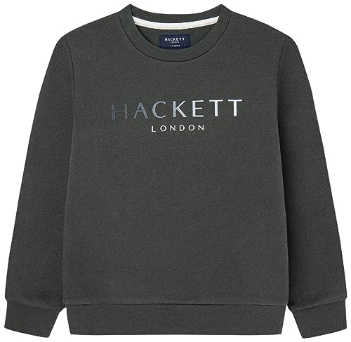 HACKETT LONDON Jungen Hackett Crew Sweatshirt, Grün (dunkelgrün), 5 Years von Hackett London