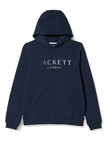 HACKETT LONDON Jungen Hackett Hoody Kapuzenpullover, blau (Marineblau), 3 Years von Hackett London