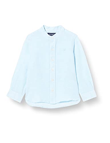 HACKETT LONDON Jungen Slub Texture Hemd, Turquoise, 11 Years von Hackett London