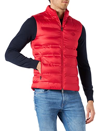 HACKETT LONDON Mens LW Gilet Jacket, 2FNRACING RED, XXL von Hackett London