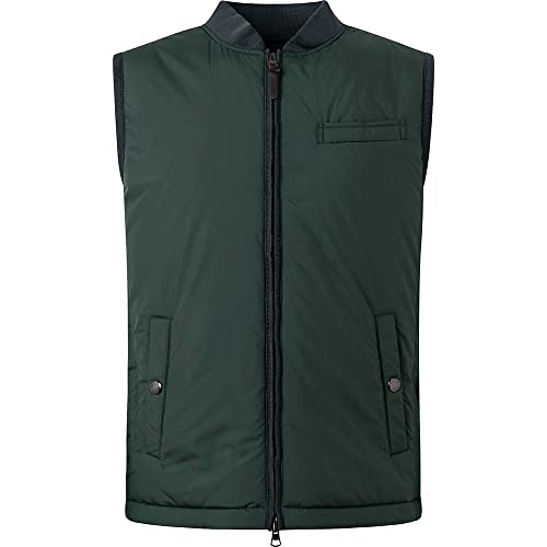 HACKETT LONDON Mens Morrison Gilet Jacke, 6FSJUNGLE Green, X-Small von Hackett London