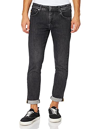 HACKETT LONDON Mens Wiser Wash Grey Denim Pants, 945GREY, 34W/30L von Hackett London