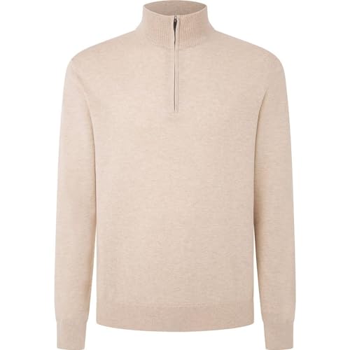 Hackett Cotton Cashmere Half Zip Sweater L von Hackett London