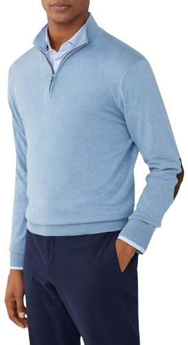 Hackett Cotton Cashmere Half Zip Sweater XL von Hackett London