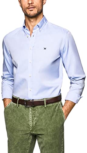 Hackett Herren Continuity Wsh/Oxford Freizeithemd,,per pack Blau (SKY 513),38 (Herstellergröße:S) von Hackett London