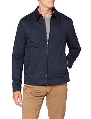 Hackett Herren Cotton Blouson Sportweste, Blau (Brightnavy 5cr), Medium (Herstellergröße: M) von Hackett London